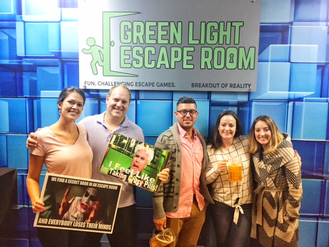 The first team to escape Brewery Heist escape room wilmington nc